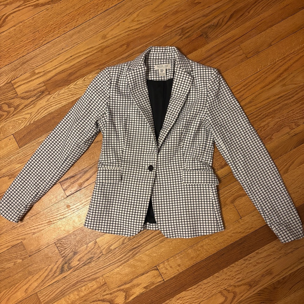Rachel Zoe Checkered Blazer